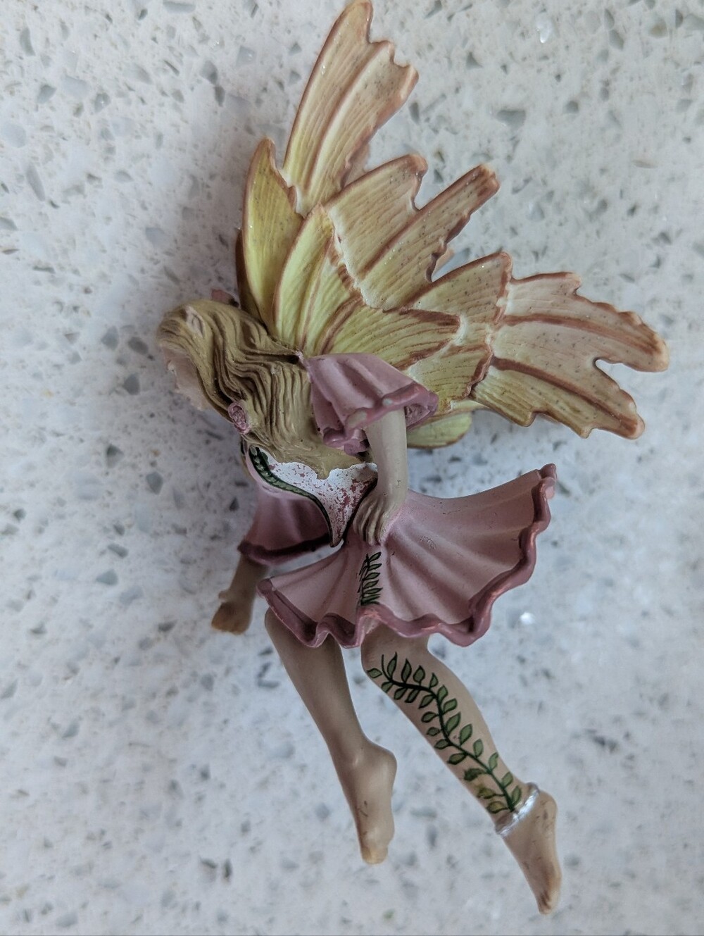 Schleich Bayala Fantasy Fairy Figurine Pink Dress Vine Leg Tattoo & Wings 70714 - Picture 4 of 5